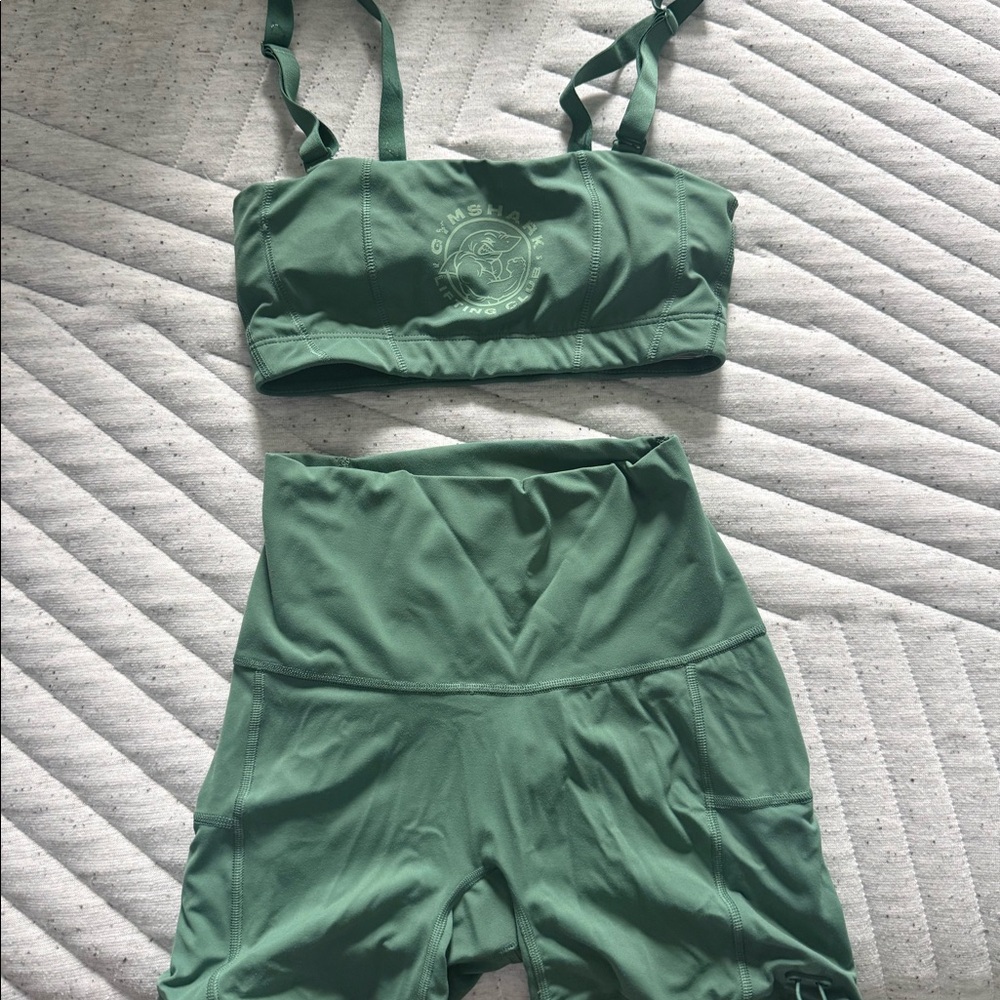 Gymshark Legacy sports bra and shorts size XS